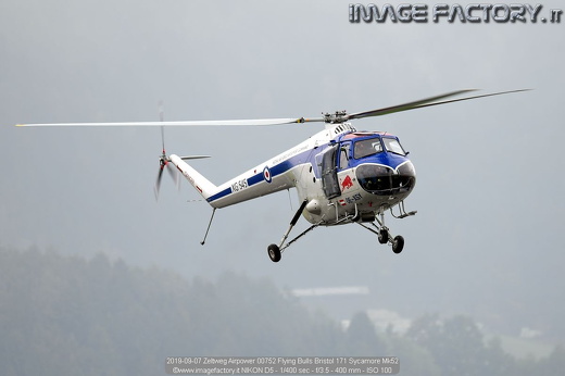 2019-09-07 Zeltweg Airpower 00752 Flying Bulls Bristol 171 Sycamore Mk52